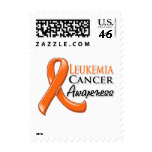 Leukemia Cancer Awareness Ribbon stamps