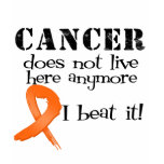 Leukemia Cancer Does Not Live Here Anymore T-shirt