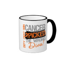 Leukemia Cancer Picked The Wrong Diva Mug