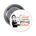 Leukemia Cancer Picked The Wrong Diva Pins