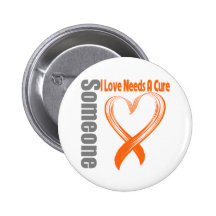 Leukemia Cancer Someone I Love Needs A Cure Button
