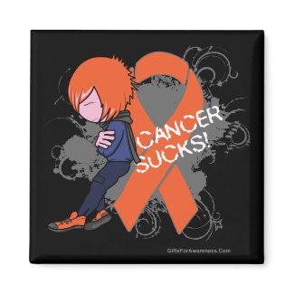 Leukemia Cancer Sucks (Boy) magnet