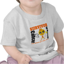 Leukemia Cancer Survivor Chick Ribbon Shirt