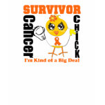 Leukemia Cancer Survivor Chick Ribbon t-shirts