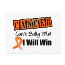 Leukemia Cant Bully Me I Will Win Postcards