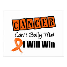 Leukemia Cant Bully Me I Will Win Postcards