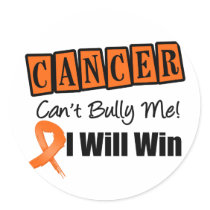 Leukemia Cant Bully Me I Will Win Sticker
