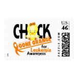 Leukemia Chick Gone Orange 2 Postage Stamps