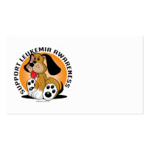 Leukemia Dog business cards