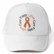 Leukemia Faith Love Cure hats