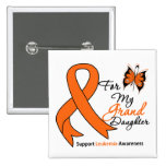 Leukemia - For My Granddaughter Buttons