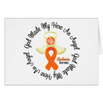 Leukemia God Made My Hero An Angel Greeting Card