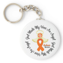 Leukemia God Made My Hero An Angel Key Chain