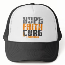 Leukemia HOPE FAITH CURE hats