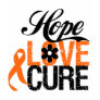 LEUKEMIA Hope Love Cure Gifts T Shirt