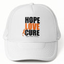 Leukemia Hope Love Cure hat