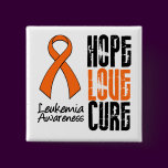 Leukemia Hope Love Cure Ribbon
