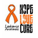 Leukemia Hope Love Cure Ribbon shirt