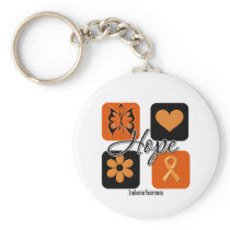 Leukemia Hope Love Inspire Awareness Key Chain