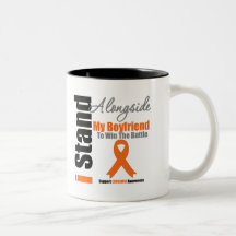 Leukemia I Stand Alongside My Boyfriend Mugs