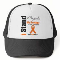 Leukemia I Stand Alongside My Brother Mesh Hats