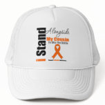 Leukemia I Stand Alongside My Cousin hats