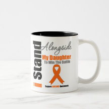 Leukemia I Stand Alongside My Daughter Coffee Mug
