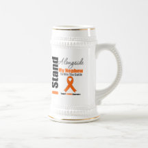 Leukemia I Stand Alongside My Nephew Coffee Mug