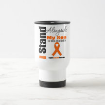 Leukemia I Stand Alongside My Son Coffee Mug