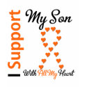 Leukemia I Support My Son t-shirts by giftsforawareness Leukemia I Support My Son t-shirts