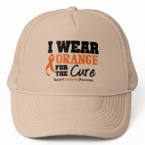 Leukemia I Wear Orange For All Warriors hats