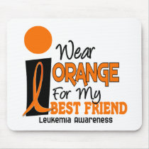 Leukemia I WEAR ORANGE FOR MY BEST FRIEND 9 mousepads by awarenessgifts Leukemia I WEAR ORANGE FOR MY BEST FRIEND 9 mousepads