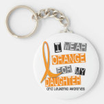 Leukemia I Wear Orange For My Daughter 37 Keychains