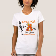 Leukemia I Wear Orange For My Daughter 43 Tshirts