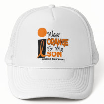 Leukemia I WEAR ORANGE FOR MY SON 9 Trucker Hats