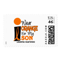 Leukemia I WEAR ORANGE FOR MY SON 9 Stamps