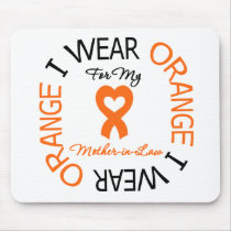 Leukemia I Wear Orange Heart Ribbon Mother-in-Law mousepads by giftsforawareness Leukemia I Wear Orange Heart Ribbon Mother-in-Law mousepads