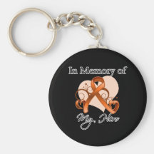 Leukemia In Memory of My Hero Keychains