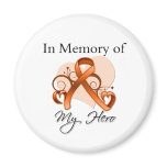 Leukemia In Memory of My Hero Fridge Magnet