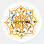 Leukemia Lotus Sticker