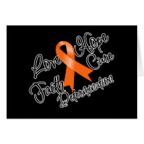 Leukemia Love Hope Determination Cards