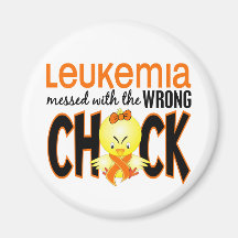 Leukemia Messed With The Wrong Chick Magnet