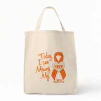 Leukemia Missing My Niece 1 bags by awarenessgifts Leukemia Missing My Niece 1 bags