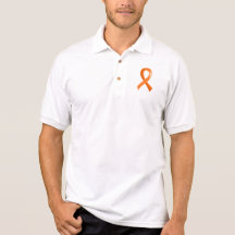 Leukemia Orange Ribbon 3 Polo T-shirts