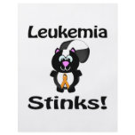 Leukemia Orange Stinks Skunk Awareness Design flyers