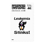 Leukemia Orange Stinks Skunk Awareness Design Stamps
