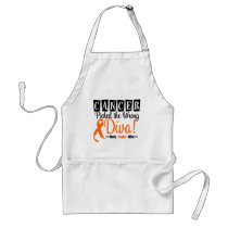 Leukemia Picked The Wrong Diva v2 Apron