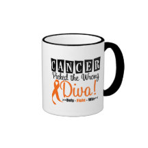 Leukemia Picked The Wrong Diva v2 Coffee Mug