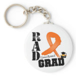 Leukemia Radiation Therapy RAD Grad keychains