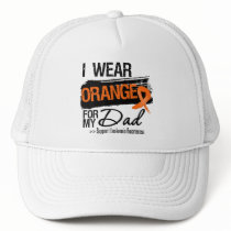 Leukemia Ribbon For My Dad Mesh Hats